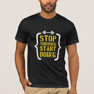 Mannen Motivatie grafisch T-shirt