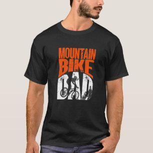 Mannen mountainbiken Pap - Cyclusfiets Funny Mount T-shirt