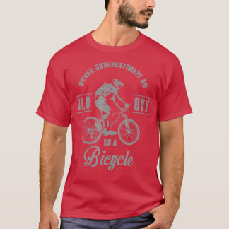 Mannen mountainbiking Bicyc in ruste MB bicyc T-shirt