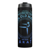 Mannen Murse Tshirt - Murse Life Gift Funny Male N Thermosbeker (Voorkant)