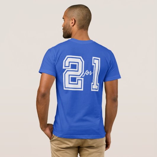 Mannen MVP T-shirt (Achterkant volledig)