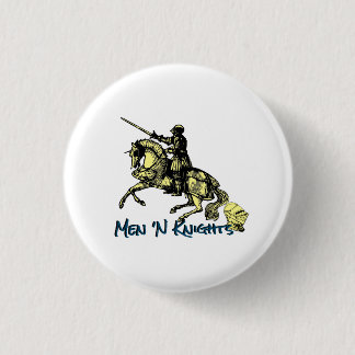 Mannen 'N Knights logo knop Ronde Button 3,2 Cm
