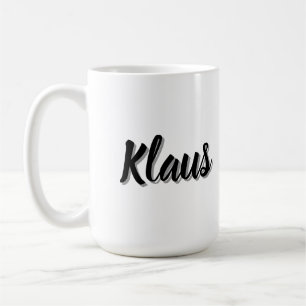 Mannen naam Klaus, Koffiemok
