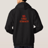 Mannen Native Eagle Hooded Sweatshirt (Achterkant)