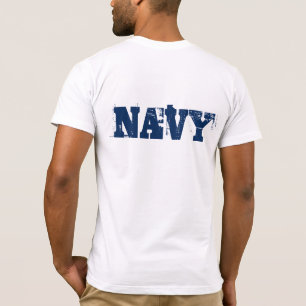 Mannen Navy T-shirt