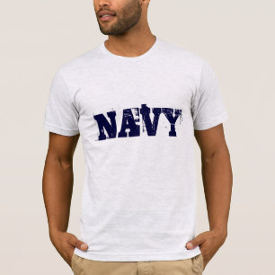 Mannen Navy T-shirt