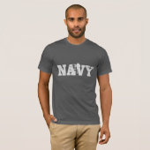 Mannen Navy T-shirt (Voorkant volledig)