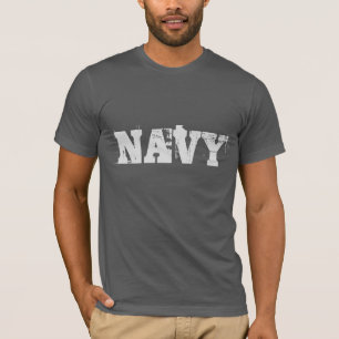 Mannen Navy T-shirt