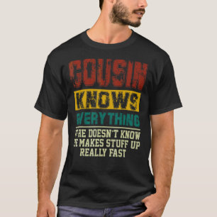 Mannen neef weet alles neef vader F T-shirt