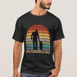 Mannen Niet fungibele pap Vaderdag NFT Crypto Art T-shirt