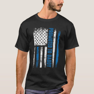 Mannen nieuwe eerste keer dat papa politiewet beoe t-shirt