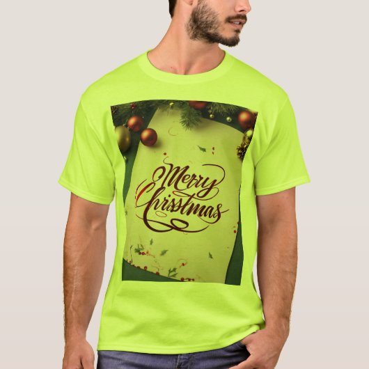 Mannen Nieuwe look Kerst Tshirts (Voorkant)