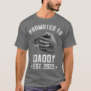 Mannen nieuwe vader en vader, aankondiging zwanger t-shirt