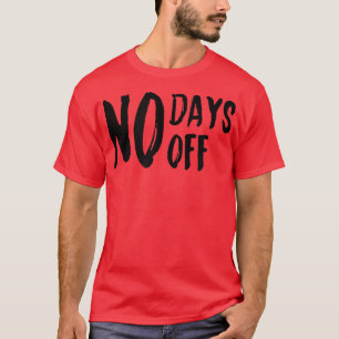 Mannen NO-DAGEN OFF Gym Fitness Workout Bodybuildi T-shirt