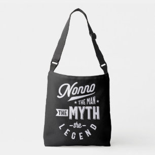Mannen nonnen Het Man De mythe de legende T-shirt Crossbody Tas