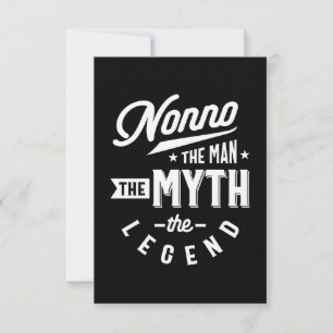 Mannen nonnen Het Man De mythe de legende T-shirt  RSVP Kaartje