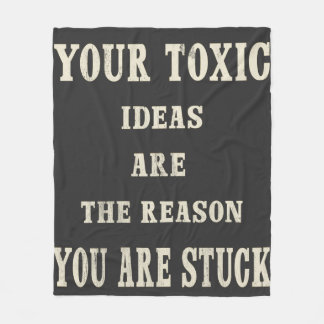 Mannen Novelty Shirt Zwart  Quote Classic Fleece Deken