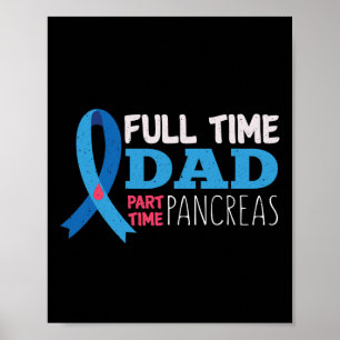 Mannen november T1D Volledige Tijd de Pancreas van Poster