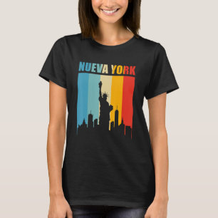 Mannen Nueva York New York Retro Style Vinta T-shirt