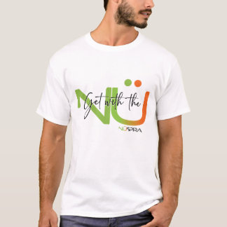 Mannen NüSpira krijgen met het NÜ T Shirt