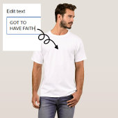 Mannen of Unisex White Basic T-Shirt Vervang Afbee