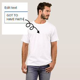 Mannen of Unisex White Basic T-Shirt Vervang Afbee