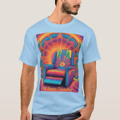 Mannen Off Duty Teacher Psychedelic T-shirt (Voorkant)