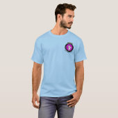 Mannen Officiële Small Logo Shirt Blue (Voorkant volledig)