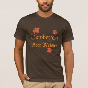 Mannen Oktoberfest Beer Meister T-shirt