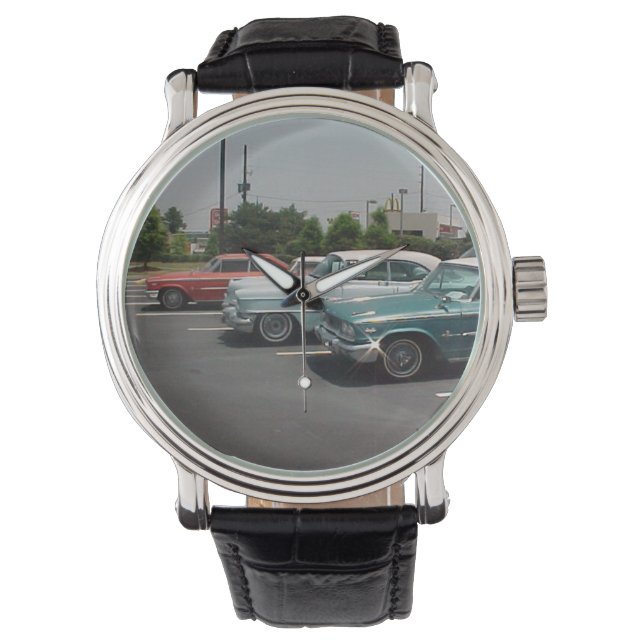 Mannen oldtimers horloge (Voorkant)
