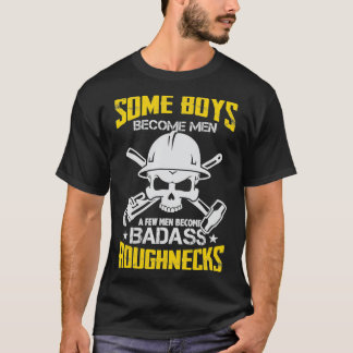 Mannen olierijder Badass Rougheck Oilfield T-shirt
