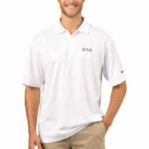 Mannen Omega Lambda Delta Long Polo Shirt