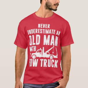 Mannen onderschatten nooit een oud Man met een tre T-shirt