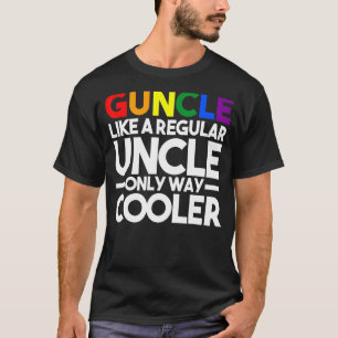 Mannen oom als een gewone oom-homepage t-shirt