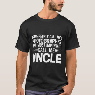 Mannen Oom Fotograaf Shirten Fotografie Ooms T-shirt