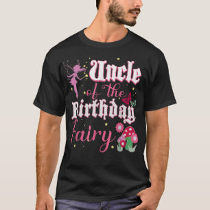 Mannen oom van de Birthday Fairy Princess Girl Mus T-shirt