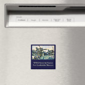 Mannen op het werk magneet (Insitu (Vaatwasser))