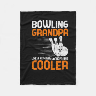 Mannen opa - Bowling opa als een gewone opa Fleece Deken