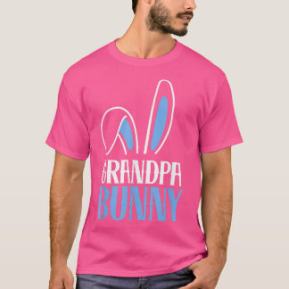 Mannen opa Bunny Costume Funny Family Matching E T-shirt