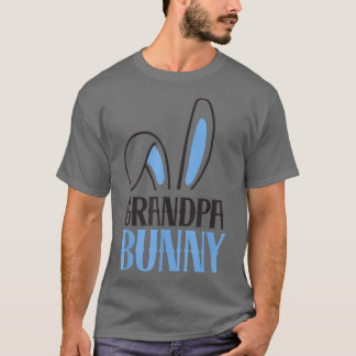 Mannen opa Bunny Costume Funny Family Matching E T-shirt