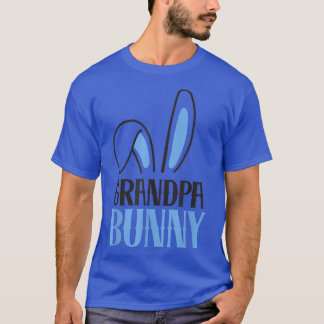 Mannen opa Bunny Costume Funny Family Matching E T-shirt