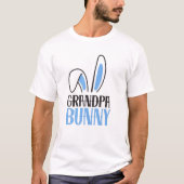 Mannen opa Bunny Costume Funny Family Matching E T-shirt (Voorkant)