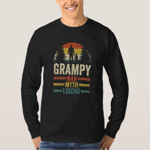 Mannen opa grootvader Grampy Man myth legende Fa T-shirt