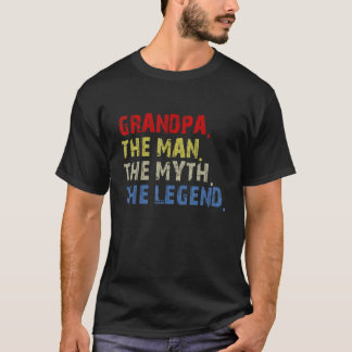 Mannen  opa Het Man De mythe De legende F T-shirt
