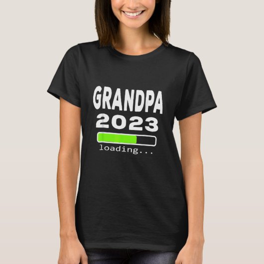 Mannen opa met 2023 Gramp te promoten op G T-shirt (Voorkant)