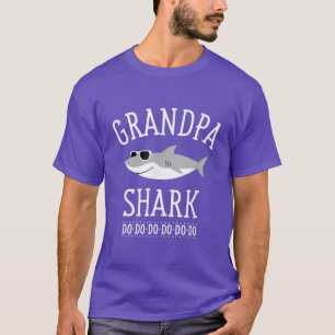 Mannen opa Shark T-shirt