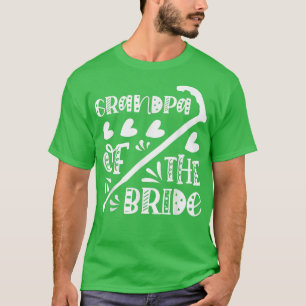 Mannen opa van de briddeweddenschappen en de bache t-shirt