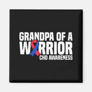 Mannen opa van een Warrior CHD Congenital Heart Di Magneet