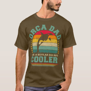 Mannen Orca vader als een gewone vader, maar koele T-shirt