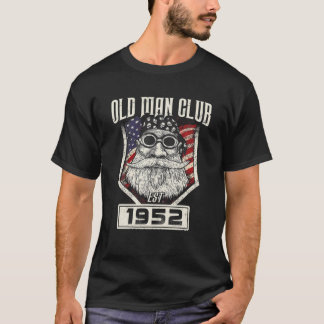 Mannen oude Man club geboren in 1952 67e verjaarda T-shirt